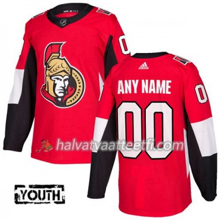 Lasten NHL Ottawa Senators Custom Adidas 2017-2018 Punainen Authentic